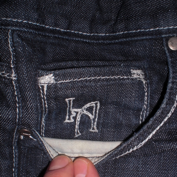 Iron Army Raw Denim Hiroito Straight Leg Jeans - Picture 2 of 8